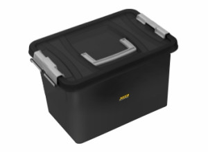 Ящик "Хозтоварищ" 10л с защелками и ручкой