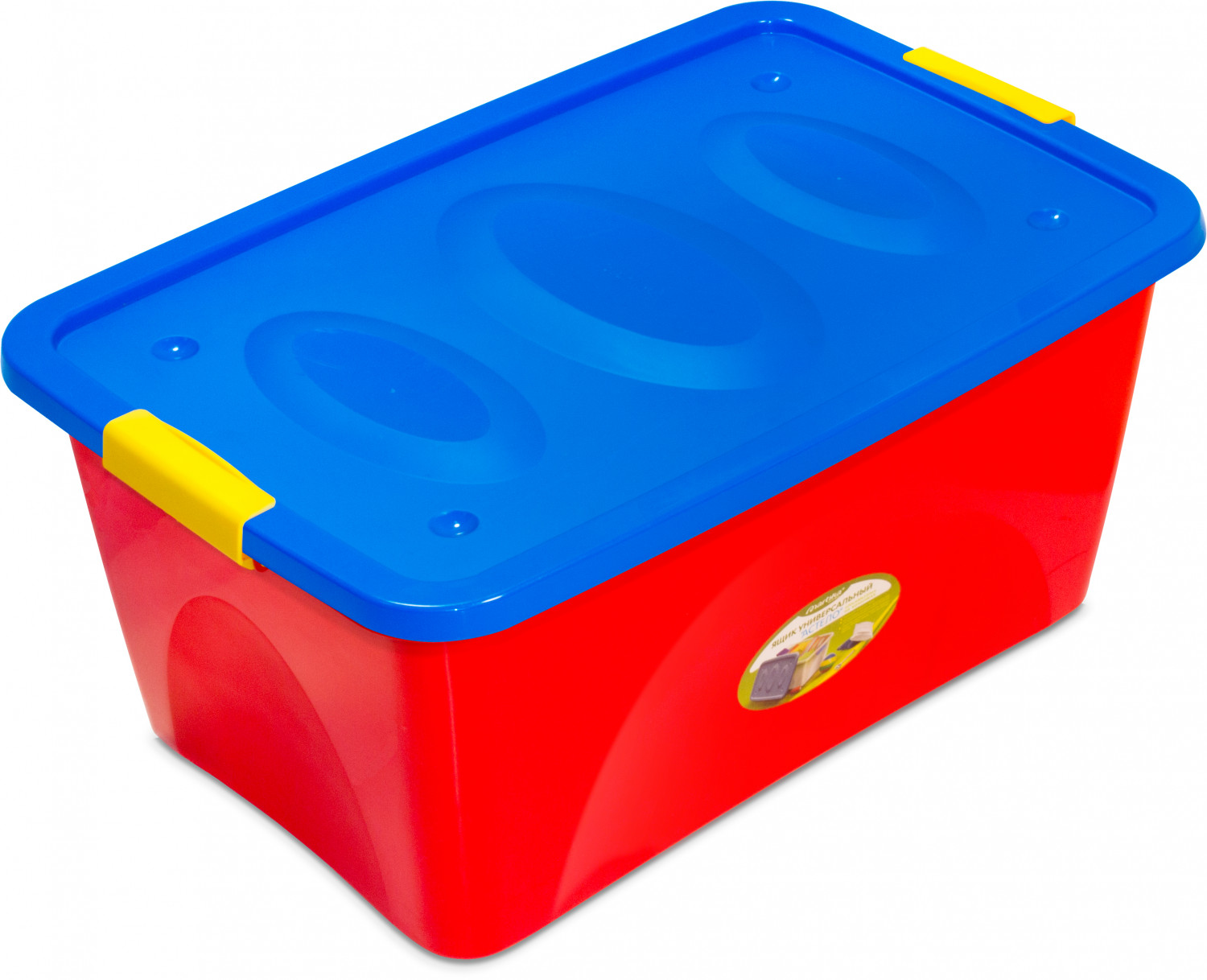 Ящик для игрушек "Пиколо" 44л на колесиках